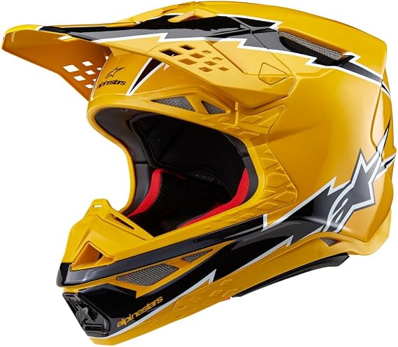 Alpinestars Supertech M10 Ampress Helmet, Carbon Shell, CE-Certified, Advanced Ventilation & Fit