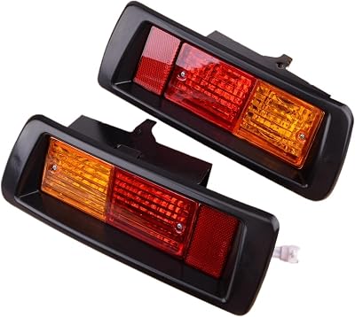 1 Pair Tail Bumper Rear Fog Lights Lamp Compatible With Toyota Land Cruiser Prado FJ9095 1996-2002