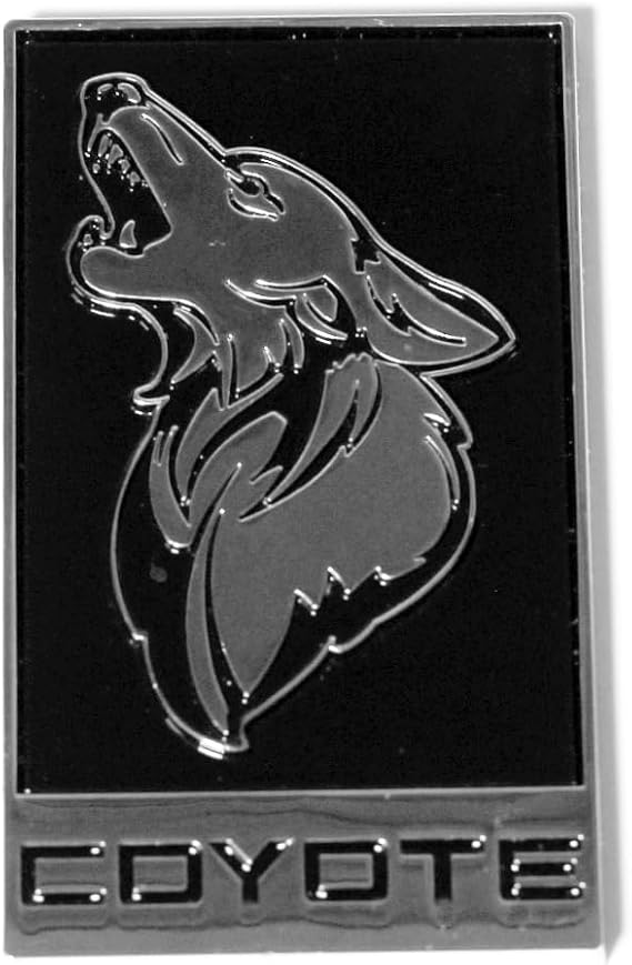 GT350 Style Coyote Badge (Chrome/Black)