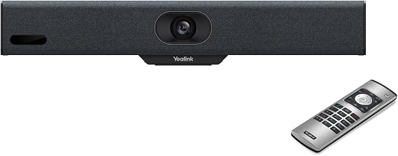 Yealink MeetingBar A10 4K Conference Room Webcam with 120 Wide Angle Camera, Android OS, Video Conferencing System with Microphone and Speaker, AI Speaker Tracking, Auto Framing, Teams Zoom Certified