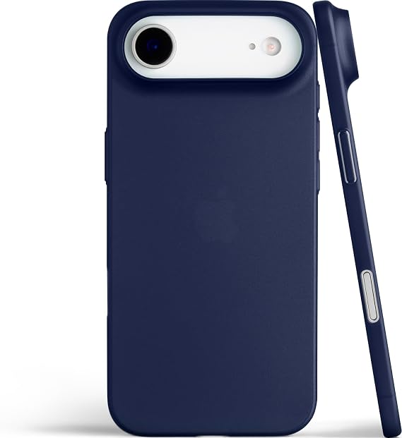 totallee Thin iPhone Air Case Scarf, Thinnest Cover Ultra Slim Minimal - for Apple iPhone Air (2025) (Navy Blue)