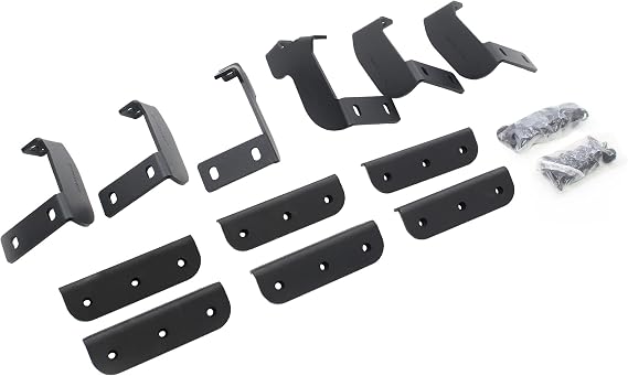 Go Rhino Dominator Xtreme D1 / D2 / D6 / DS/DSS/DT Brackets | Mild Steel, Textured Black | D64436TK | Fits 2022-2024 Toyota Tundra Crew Max/Double Cab Pickup; 2023-2024 Toyota Sequoia
