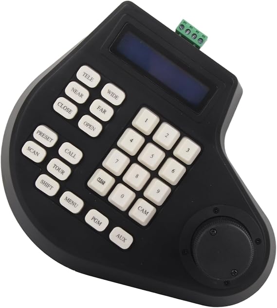 PTZ Camera Controller, Easy Installation PTZ Keyboard US Plug for Broadcasters Event Organizers Home Security