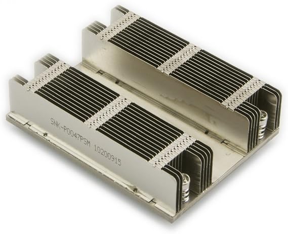 Supermicro CPU SNK-P0047PSM 1U Passive Front Heatsink Middle Air Channel X9/X10 Brown Box