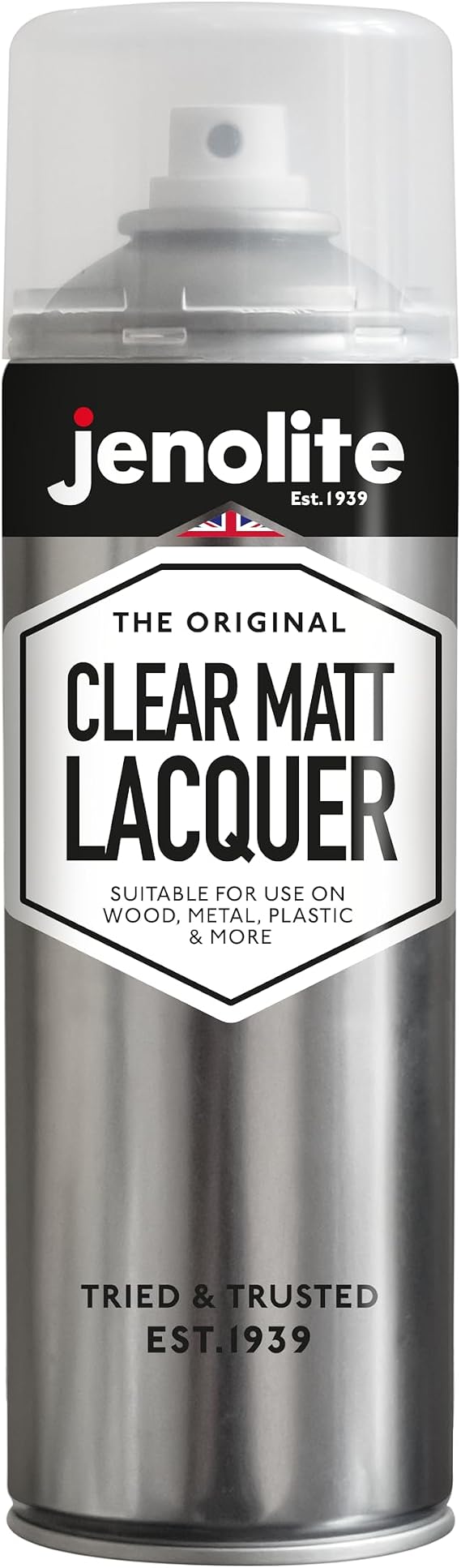 JENOLITE Clear Matte Lacquer | Crystal Clear Finish | Enhances & Protects Surface and Paintwork from Corrosion & UV Damage with Non-Yellowing Sealer | 500ml (16.9fl oz)