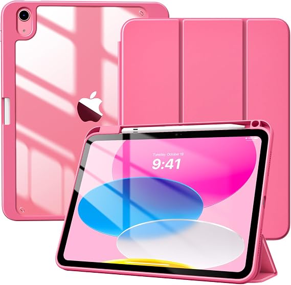 TiMOVO Case for iPad A16 11th Gen 11"/10th Gen 10.9", Watermelon Pink