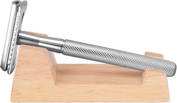 Wooden Safety Razor Stand - for Henson AL13 / AL13-M / Ti22 - Stand of Minimalism to Hold Your Razor - Luxury Razor Display Stand for Storing Your Razor