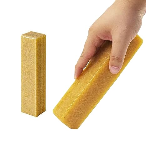 Abrasive Cleaning Stick, 8" Long Natural Rubber Eraser Stick for Sanding Discs, Sandpaper Belts, Skateboards Grip Tape Cleaner & Woodworking Shop Tool,2Pcs
