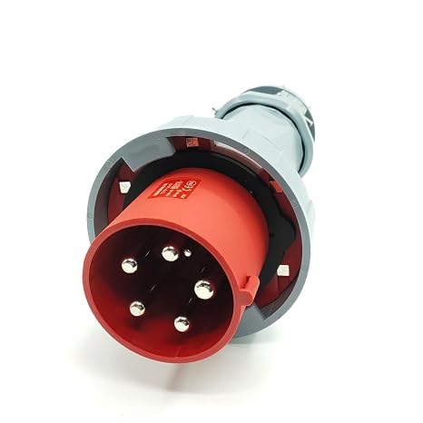 IEC60309 Waterproof Industrial Connector Plug 5Pin 125A 380V-415V 3P+E+N IP67