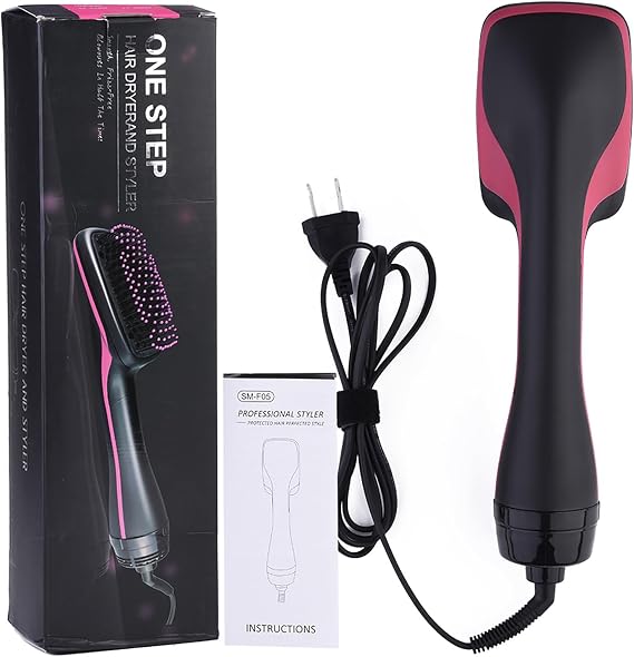 2 in 1 Multifunctional Anion Hair Dryer Brush Comb Styler Hairdressing Tool