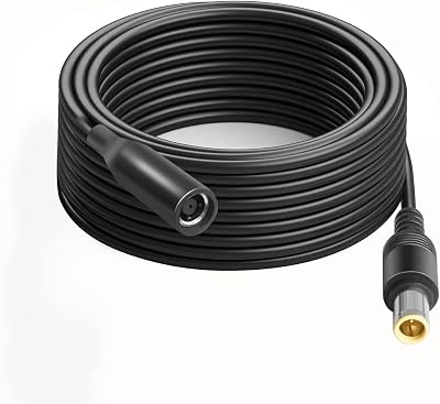 30Ft Extension Cable 14AWG 8mm Solar Panel Extension Cable DC7909 Male to Female fit JackeryAnkerBLUETTIEBLGRECELWestinghouse & Many Other DC 8mm Portable Power Station Solar Generator