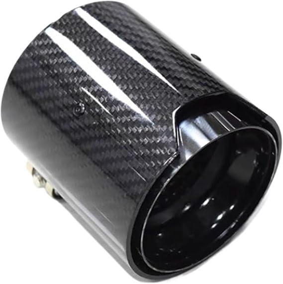 1 Piece Silver M2 M3 M4 M5 M6 Performance Carbon Exhaust Tips Compatible With Bmw F87 F80 F82 F83 F90 Muffle Nozzles Tails(Black 60mm-93mm)