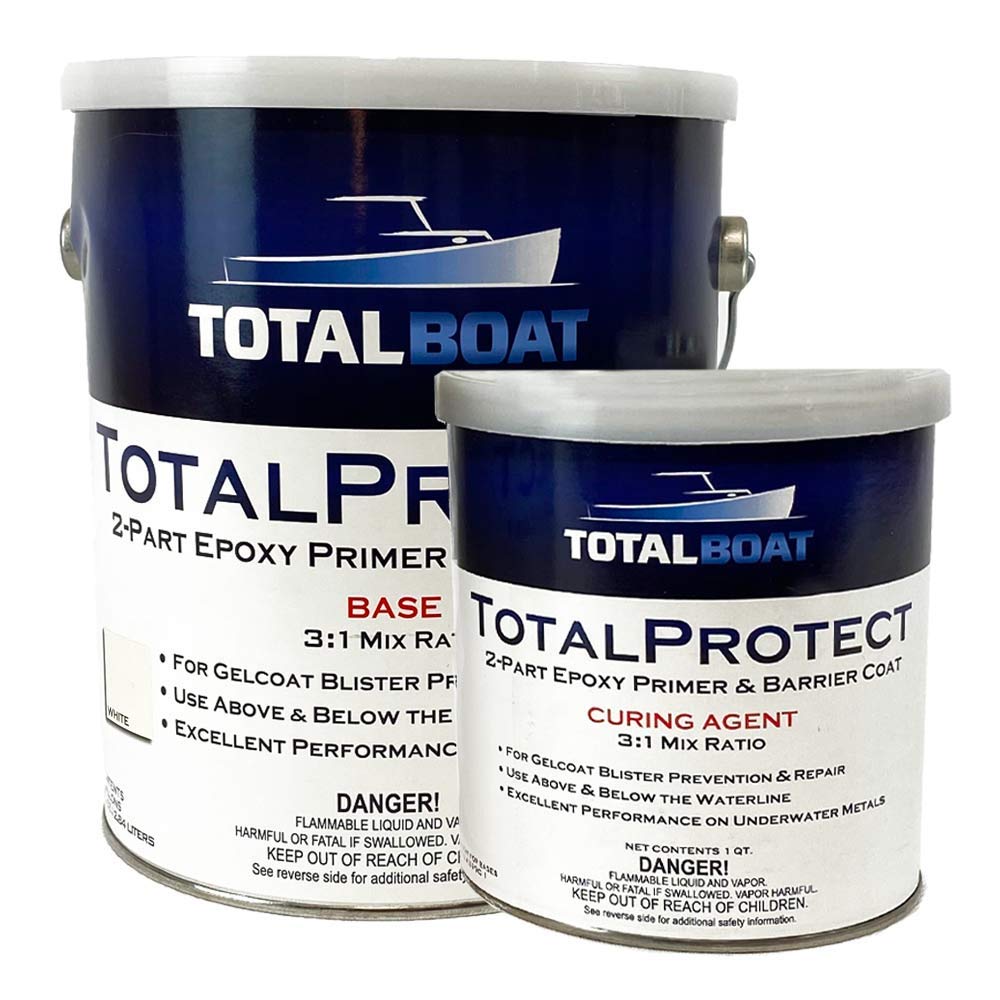 TotalBoat-439901 TotalProtect Epoxy Barrier Coat System White, Gallon