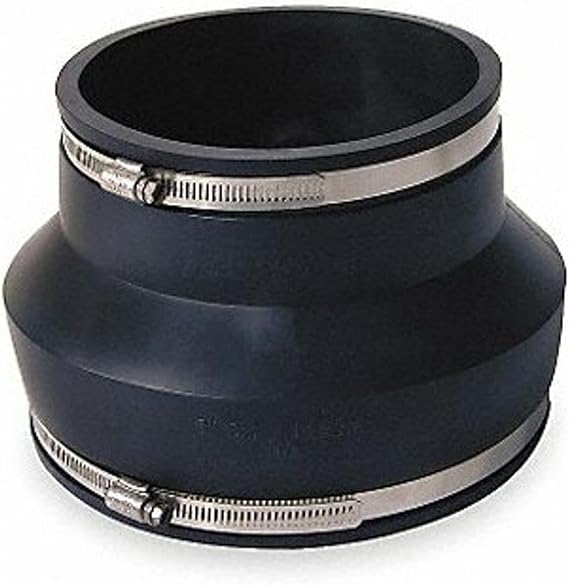 Fernco 1056-86 Flexible Pipe Coupling 8 CI/Plastic/Steel to 6 CI/Plastic/Steel