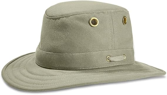 Tilley T5 Unisex Cotton Duck Hat (Khaki, 7 3/4)