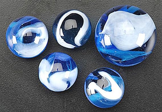 Blue Jay Marbles NET (1 Shooter Marble & 24 Player Marbles)