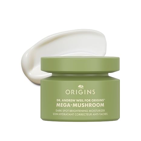 Origins Mega-Mushroom Dark Spot Cream | Reduces Visible Hyperpigmentation & Post-Acne Marks | With Vitamin C & Reishi Mushroom, 1.7 Fl Oz
