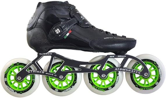 Atom Luigino Strut Inline Skate Package (Atom Matrix Wheels 100mm, Bionic Swiss)