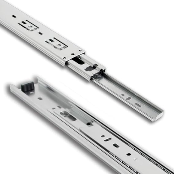 TOUCH TCH-22102 Series 45mm Full Extension Ball Bearing Drawer Slides Side Mount (36 inch 900MM, 1 Pair)