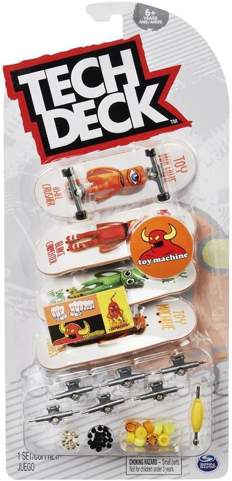 TECH Deck Toy Machine Ultra DLX 4-Pack FINGERBOARDS for Unisex Adult
