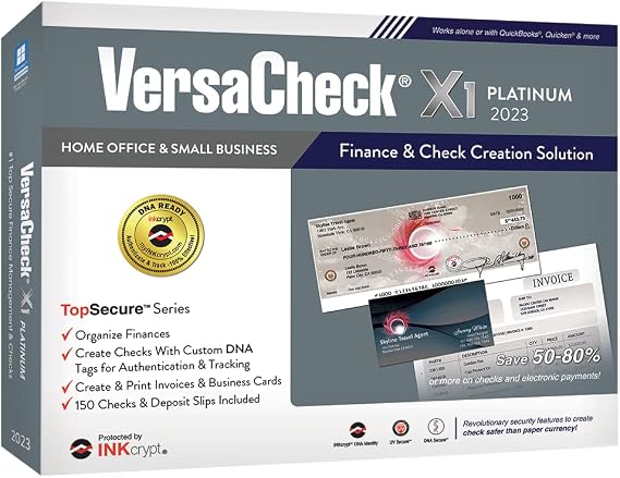 VersaCheck X1 Platinum 2023 - Finance and Check Creation Software