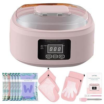 Paraffin Wax Machine For Hands And Feet - Paraffin Wax Heater Moisturizing Set Automatic Timing Heat Preservation Paraffin Wax Machine For Hand Wax, Suitable For Arthritis, Dry Skin Repair Pink