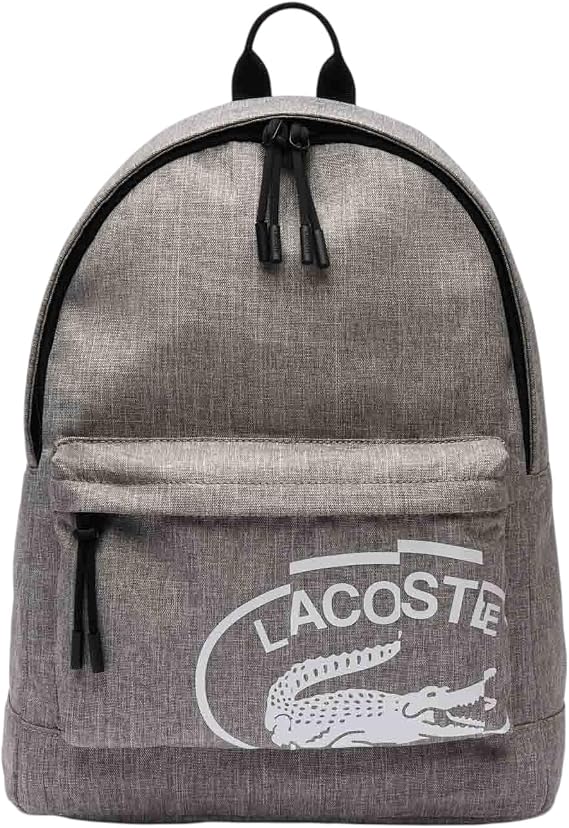 Lacoste Men's Neocroc Backpack, Grey Chine, One Size