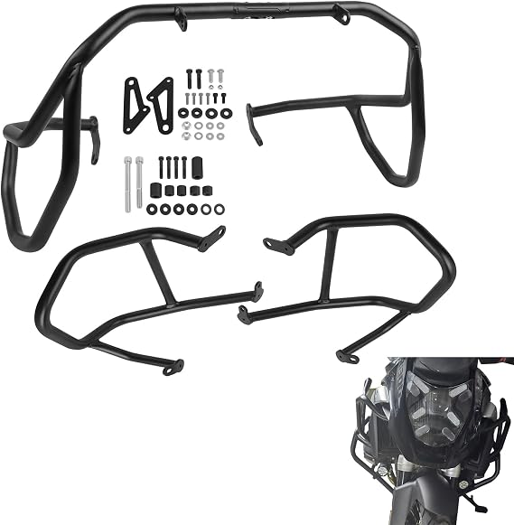 CHIFUN Engine Guard Highway Crash Bars for R1300GS R 1300GS 2023-2026, Motorcycle Frame Gas Fuel Tank Falling Protection Bars (Black)
