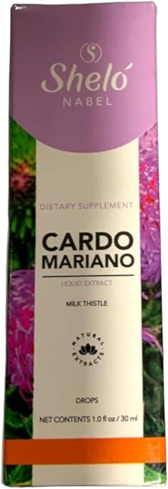SHELO NABE Milk Thistle Cardo Mariano Supplemental Herbal Liquid Extract Drops 1.01 fl oz