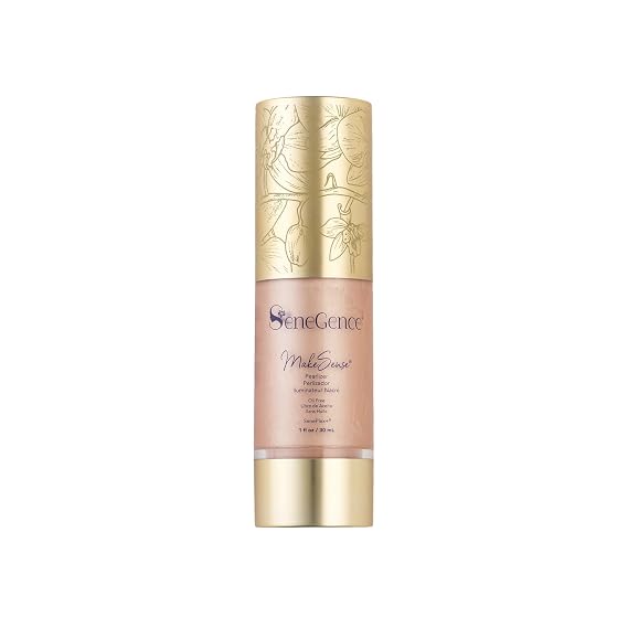 SeneGence MakeSense Pearlizer, 1 Fl Oz, Anti-Aging Water Resistant Liquid Highlighter for a Radiant Glow with Nourishing Botanicals, Suitable for All Skin Types, Non-Comedogenic, Vegan, Paraben Free