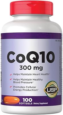 Signature Coenzyme Q10 - CoQ10, Maintains Healthy Blood Pressure, 300 mg. - 100 Softgels