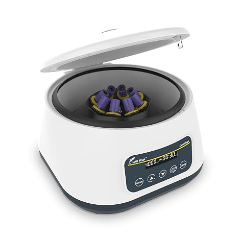 LAB FISH LC-400 Digital PRP Centrifuge, 4x15ml & 8x2/5/10ml Tubes