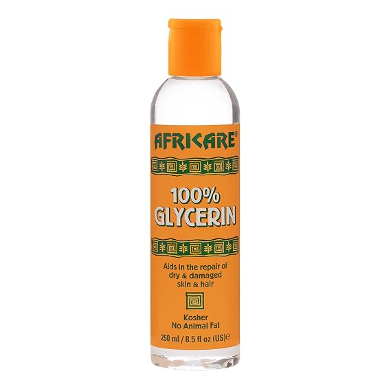 COCOCARE Africare 100% Glycerin 8.5 oz - All Natural Glycerin for Extra Hydration for Hair and Body