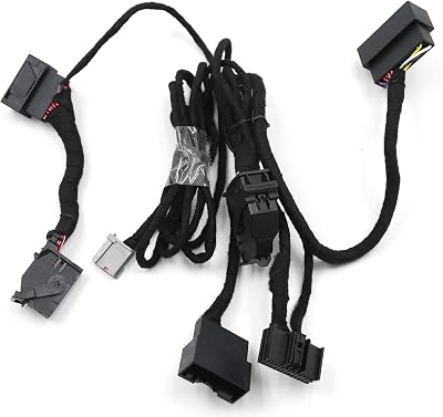 HC3Z 19A387 B 4 to 8Inch PNP Conversion Power Harness Kit, Replacement for Ford Edge Fusion Factory Auto Climate Super Duty Mustang, Replaces HU5Z 19A387 A