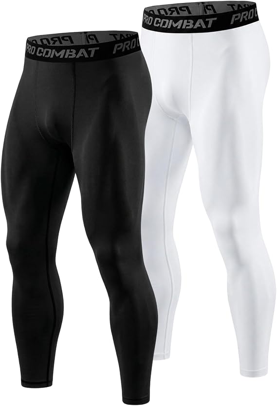 HYCOPROT Men's Compression Pants Athletic Tight,Leggings Base Layer Bottoms for Running Workout Sports Yoga Basketball