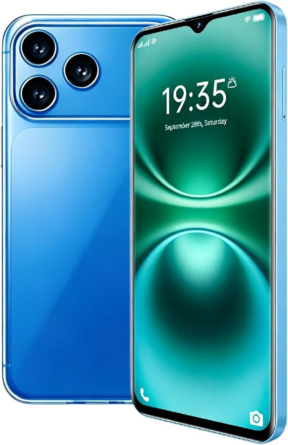 Unlock Mobile Phone 6.5 ON HD Display 3GRAM+ 16GROM/TF256GB 4G Network 2MP+ 13MP Camera 3000mAh 4 Atom High Speed (Deep Blue)