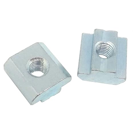 15Pcs 4545 Series,Sliding T Nuts, for 4545 Series Standard T-Slot European Standard Aluminum Extrusion Profile(M8 Threaded)