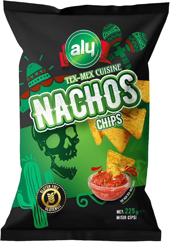 Aly Gluten Free Nachos Chips 225 Gr