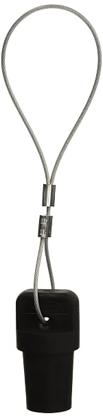 Hubbell Wiring Systems HBLMCAPBK Protective Cap for Single Pole Male Devices, Black