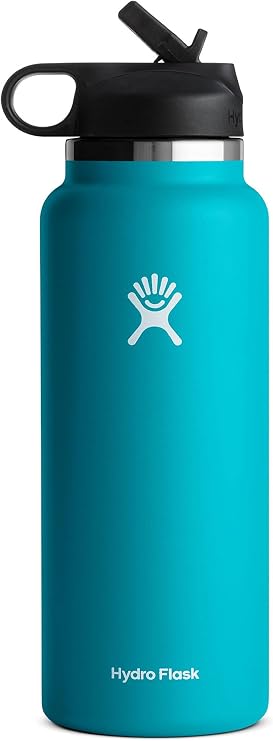 Hydro Flask 40 oz Wide Mouth Straw Lid Laguna