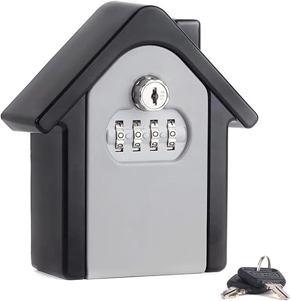 Key Safe Storage Organizer Box With code Combination Lock Security Secret Stash 4-Digital Safety Locker Safes For Home Cabinet For Home