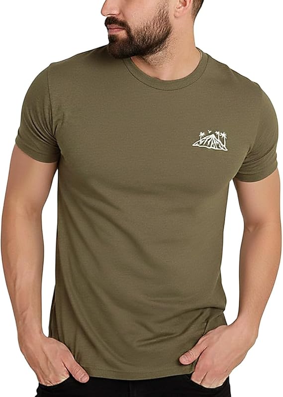 Graphic Tees for Men Cool Art Short Sleeve T-Shirts Soft Slim Fit S-4XL