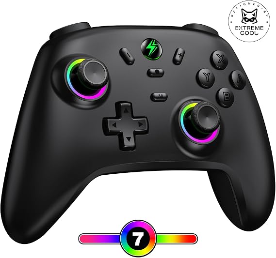 BEBONCOOL GAMING Switch Controller for Nintendo Switch/Switch 2/Lite/OLED Hall Joystick Wireless Switch Pro Controller Support iOS/Android/Windows Nintendo Switch Gamepad with Turbo/Motion Control
