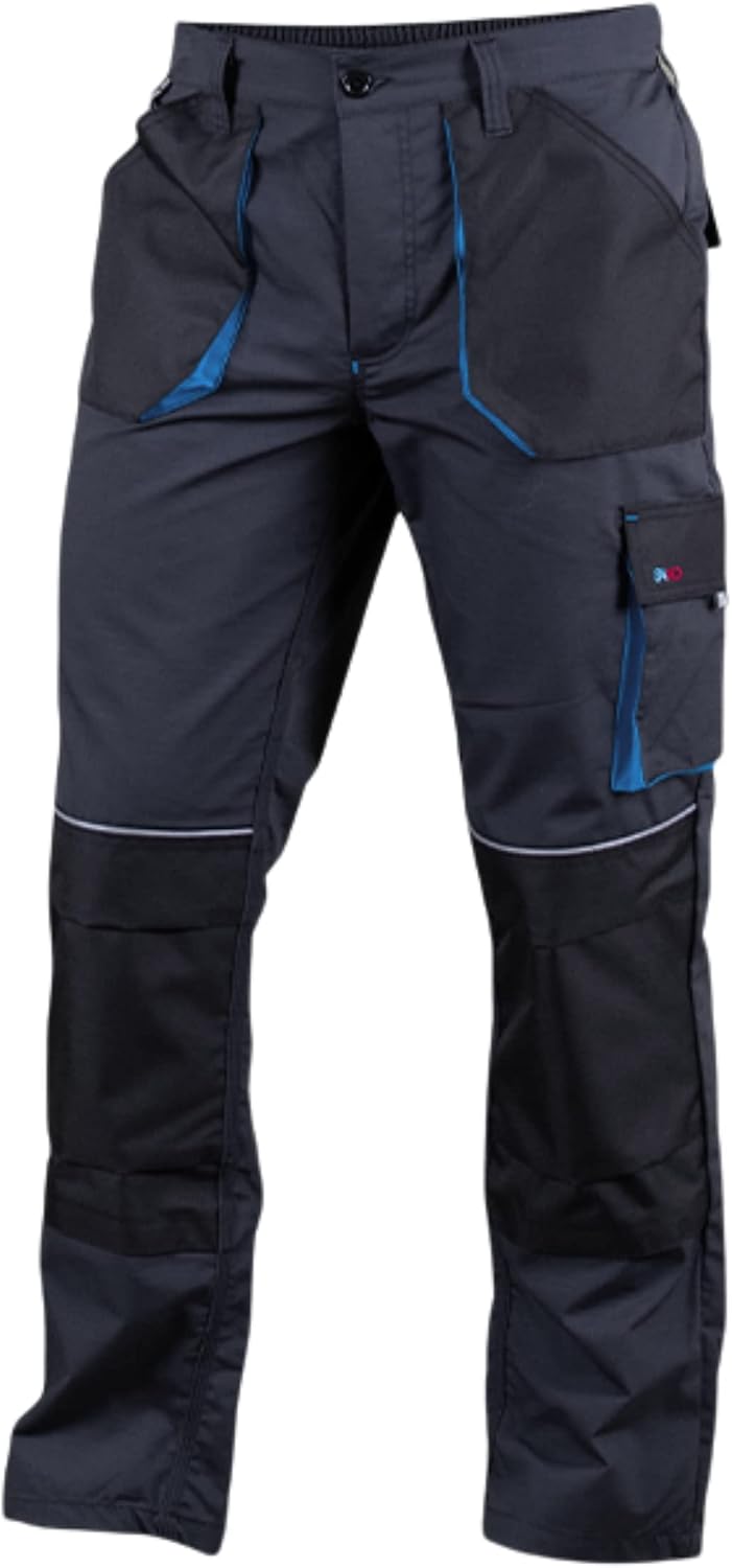 KEILOR Work Trousers Perfect Trousers with Knee Pad Pockets for Flooring Trade by Work Mechanics Work Trousers for Men Cargo Heavy Duty Work Durable Work Wear