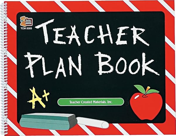 Chalkboard Teacher Plan Book