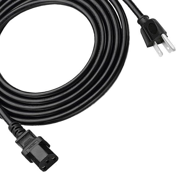 8.2ft Power Cord Replacement for Pioneer DJM-900 Nexus 4-Channel Professional DJ SC5000 XDJ-RX2 DJM-S7 DJM-750MK2 Mixer AC IEC C13 3 pin Cable