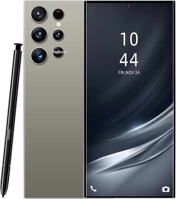 C24U Unlocked Phones,6.82 HD Screen 8+256GB Cell Phone.(Grey)