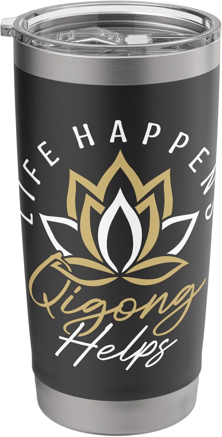 Qigong Energy Martial Arts China Tradition Chinese Excercise Stainless Steel Insulated Tumbler
