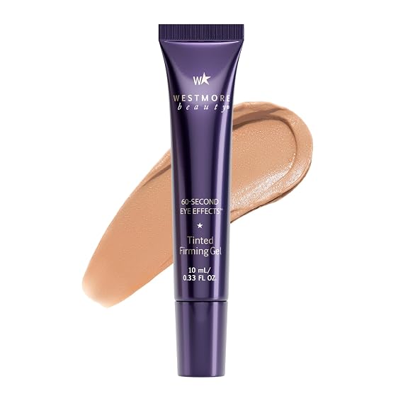 Westmore Beauty 60-Second Eye Effects - Medium to Deep - 0.68 fl. oz | Tinted firming gel, under eye cream for puffiness and bags under eyes 0.68 fl oz