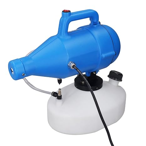 Portable Fogger Sprayer Machine Electric Atomizer 4.5L ULV Mist Spray Machine 8 to 10m Spraying ffor Home, Hotel, Church, School, Yard (US Plug 110V)